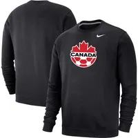 Men's Nike Black Canada Soccer Fleece Pullover Sweatshirt