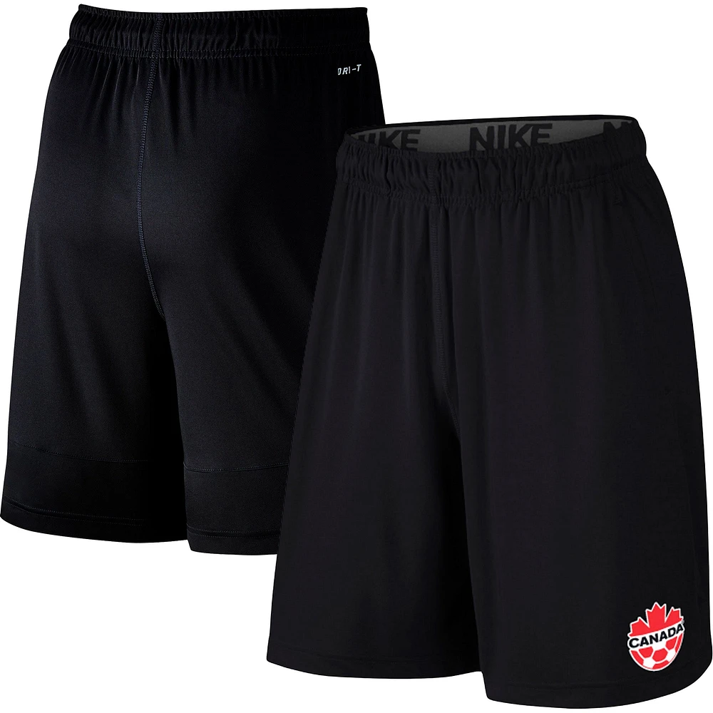 Short Nike Canada Soccer Fly Performance pour homme, noir