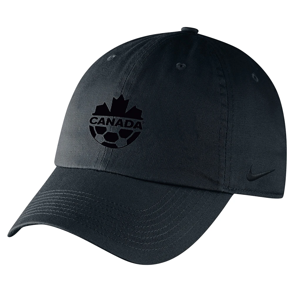 Casquette ajustable ton sur ton Campus Nike de Canada Soccer pour hommes