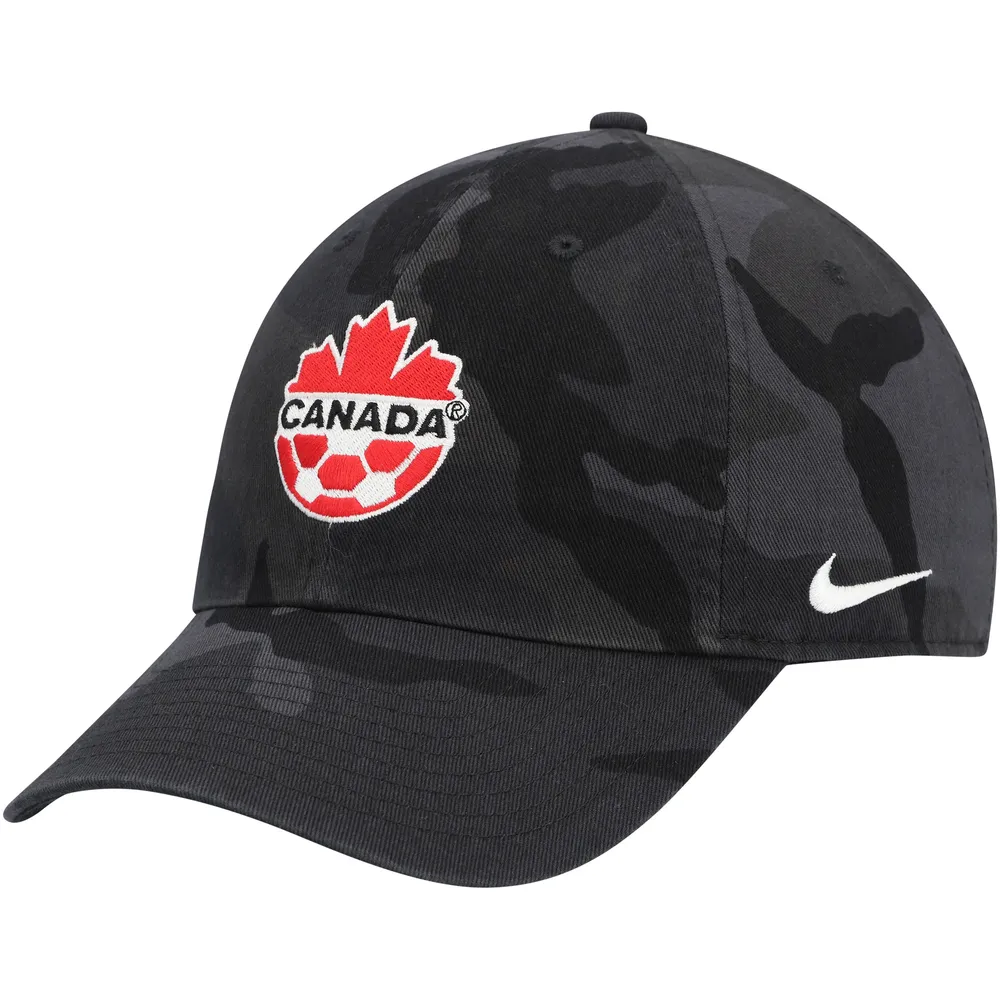 Casquette réglable Nike Camo Canada Soccer Campus pour hommes