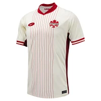 Men's Nike  Cream Canada Soccer 2024 Away Replica Jersey