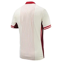 Men's Nike  Cream Canada Soccer 2024 Away Replica Jersey