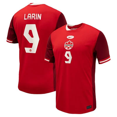 Maillot Nike Cyle Larin pour homme, réplique à domicile, rouge, Canada Soccer 2024