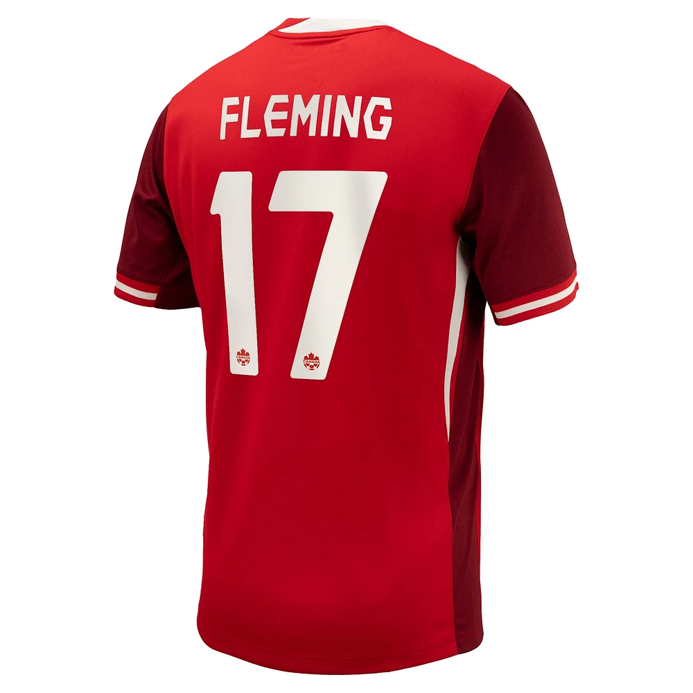 Men's Nike Jessie Fleming Red Canada Soccer 2024 Home Replica Jersey