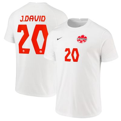 Nike Nike Jonathan David White Canada Soccer 2021 Away - Authentic Player | Bramalea City