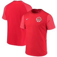 Hommes Nike Canada Soccer 2021 Domicile - Rouge Maillot Authentique