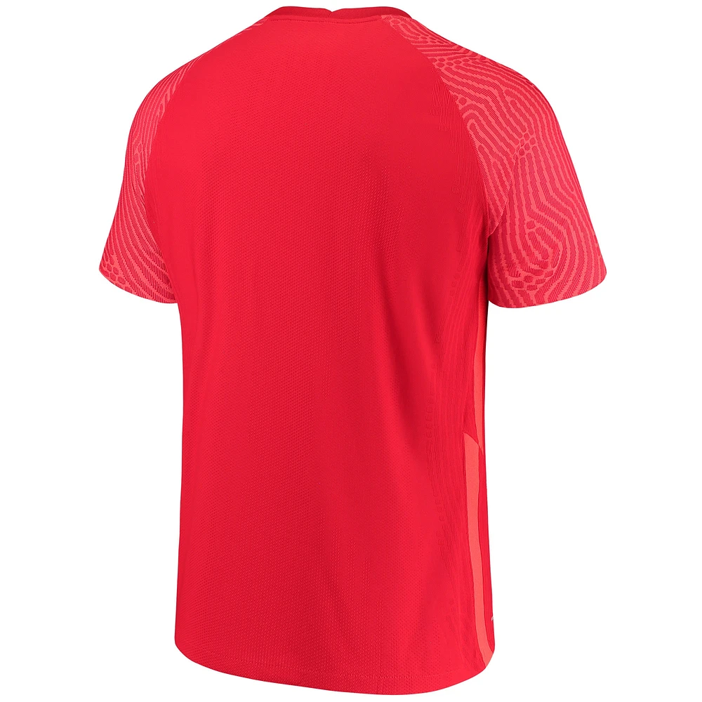 Hommes Nike Canada Soccer 2021 Domicile - Rouge Maillot Authentique