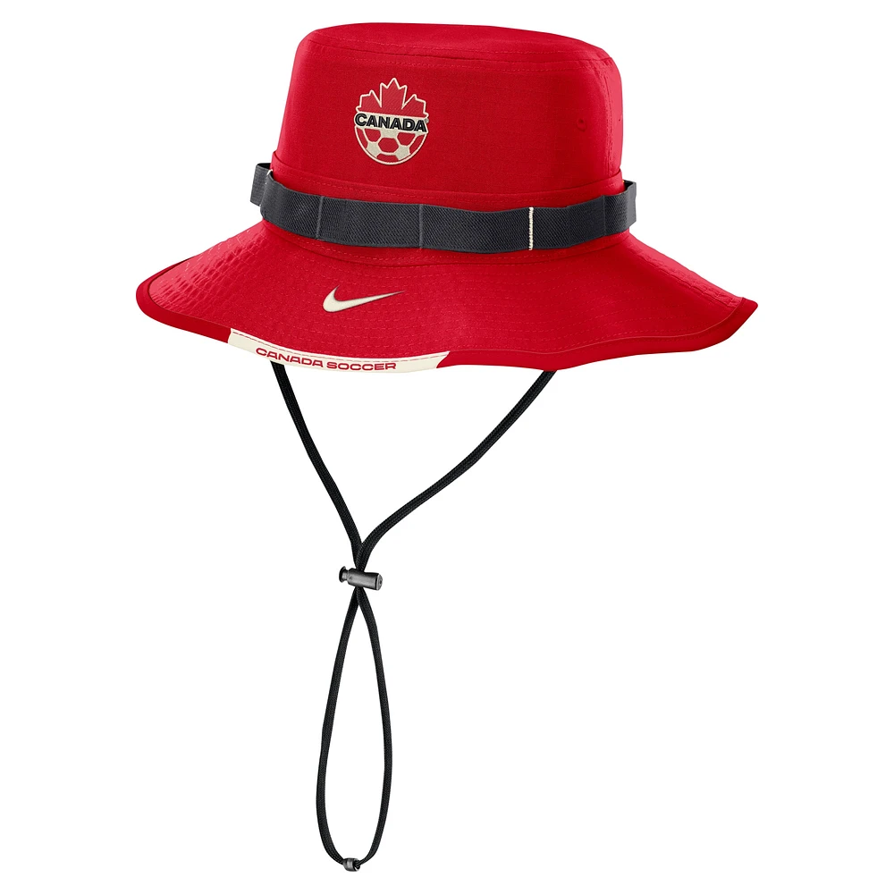 Men's Nike Red Canada Soccer Apex Boonie Hat