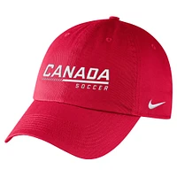 Casquette ajustable Nike Canada Soccer Campus pour hommes