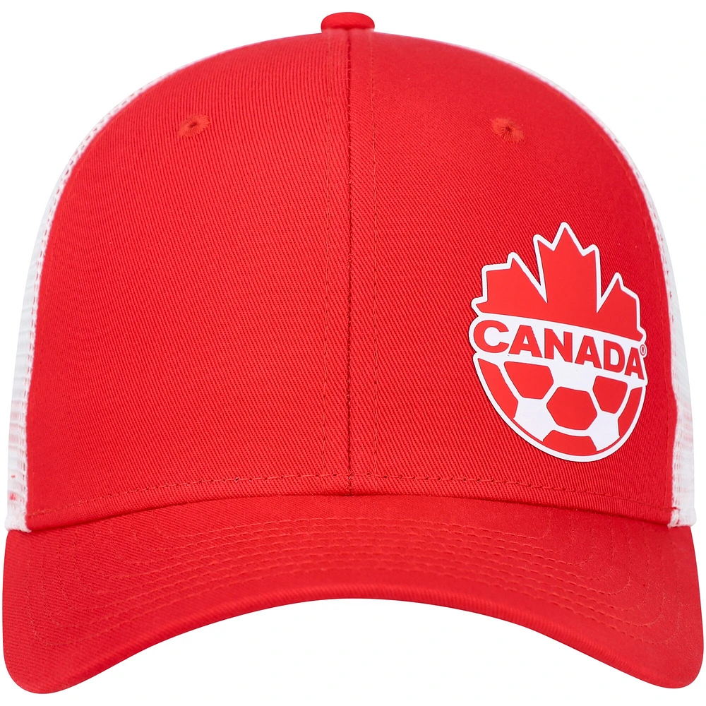 Casquette Snapback Trucker Nike Canada Soccer Classic99 rouge pour homme