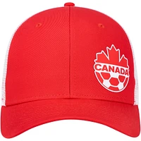 Men's Nike Red Canada Soccer Classic99 Trucker Snapback Hat