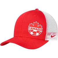 Casquette Snapback Trucker Nike Canada Soccer Classic99 rouge pour homme