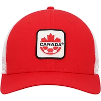 Men's Nike Red Canada Soccer Classic99 Trucker Snapback Hat