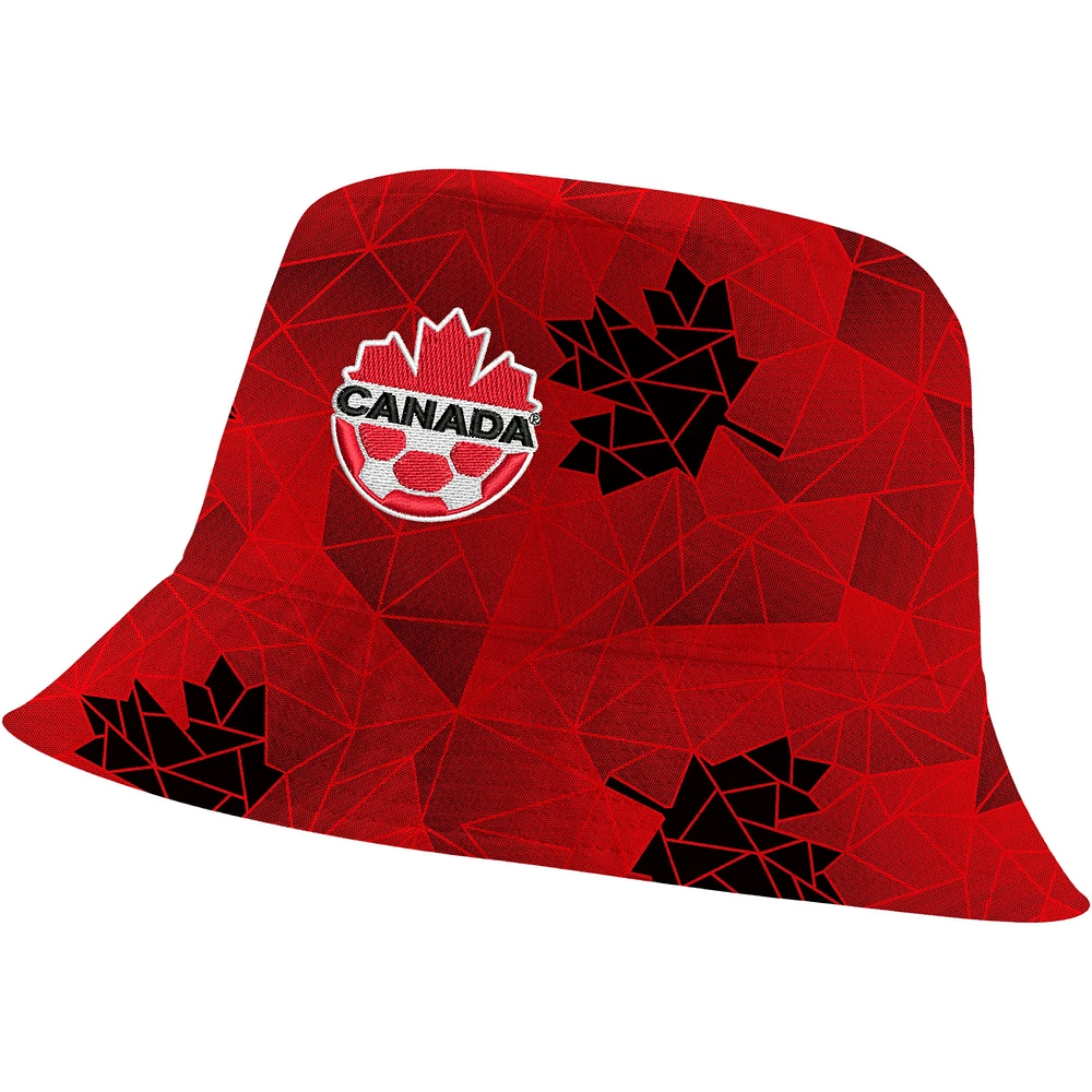 Men's Nike Red Canada Soccer Core Bucket Hat