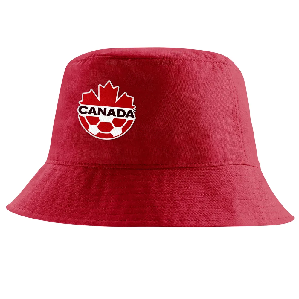 Chapeau bob Nike Canada Soccer Core pour homme, rouge