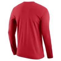 Men's Nike Red Canada Soccer Core Long Sleeve T-Shirt