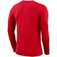 Men's Nike Red Canada Soccer Core Performance Long Sleeve T-Shirt