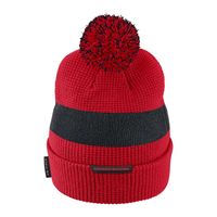 Men's Nike Red Canada Soccer - Cuffed Knit Hat with Pom