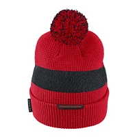Men's Nike Red Canada Soccer - Cuffed Knit Hat with Pom