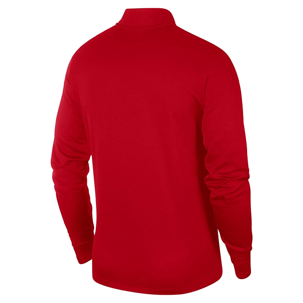 Men's Nike Red Canada Soccer Pacer Quarter-Zip Jacket