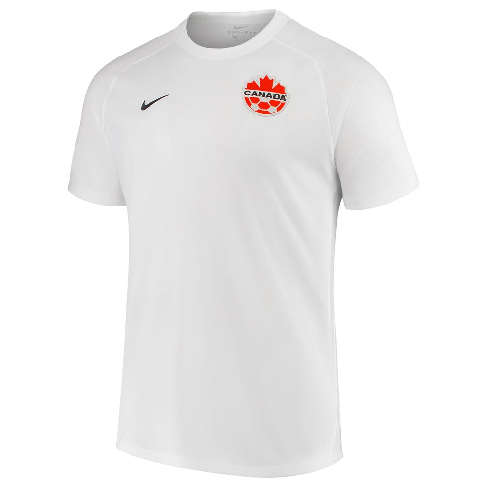 Men's Nike White Canada Soccer 2021/22 Away - Replica Blank Jersey