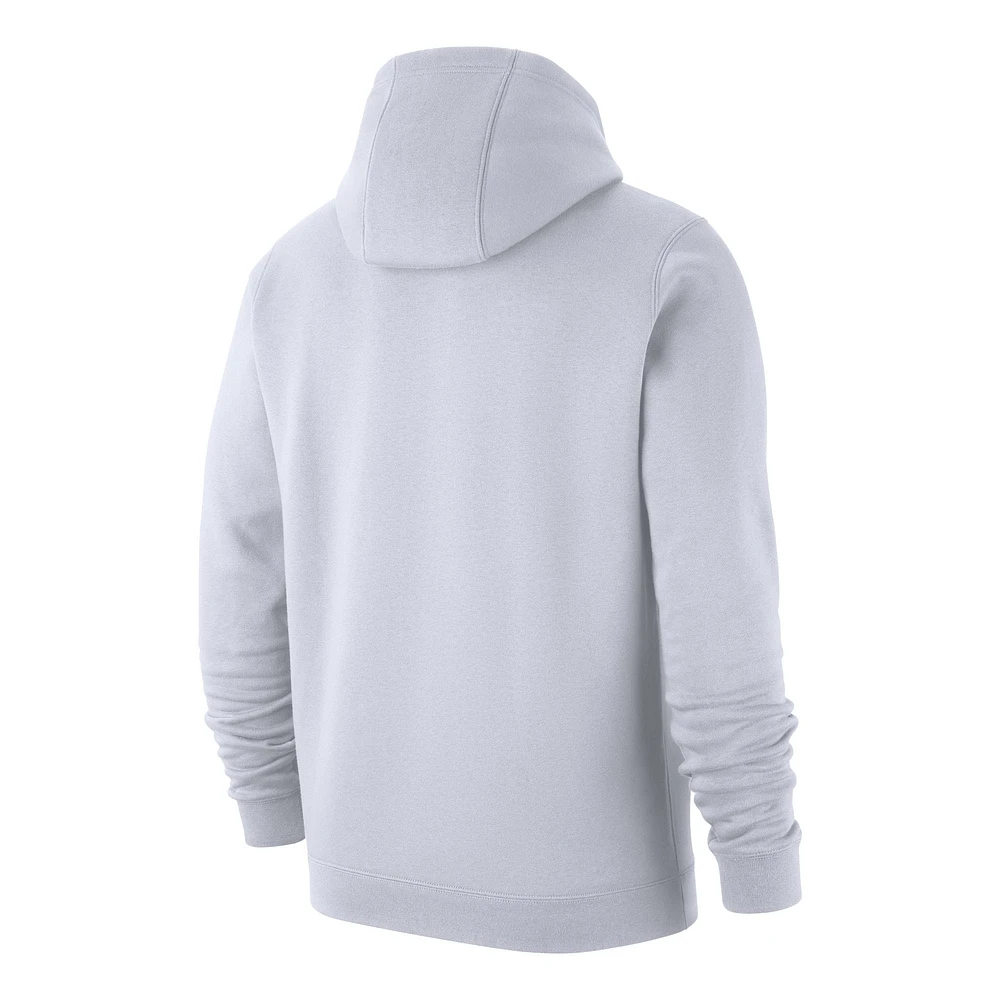 Men's Nike White Canada Soccer Club Primary Pullover Hoodie