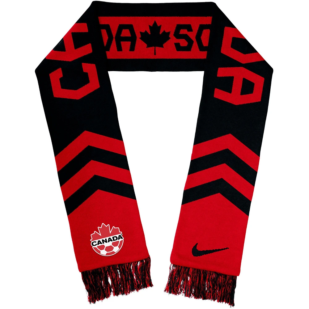 Nike Canada Soccer Jacquard Rouge/Noir - Écharpe