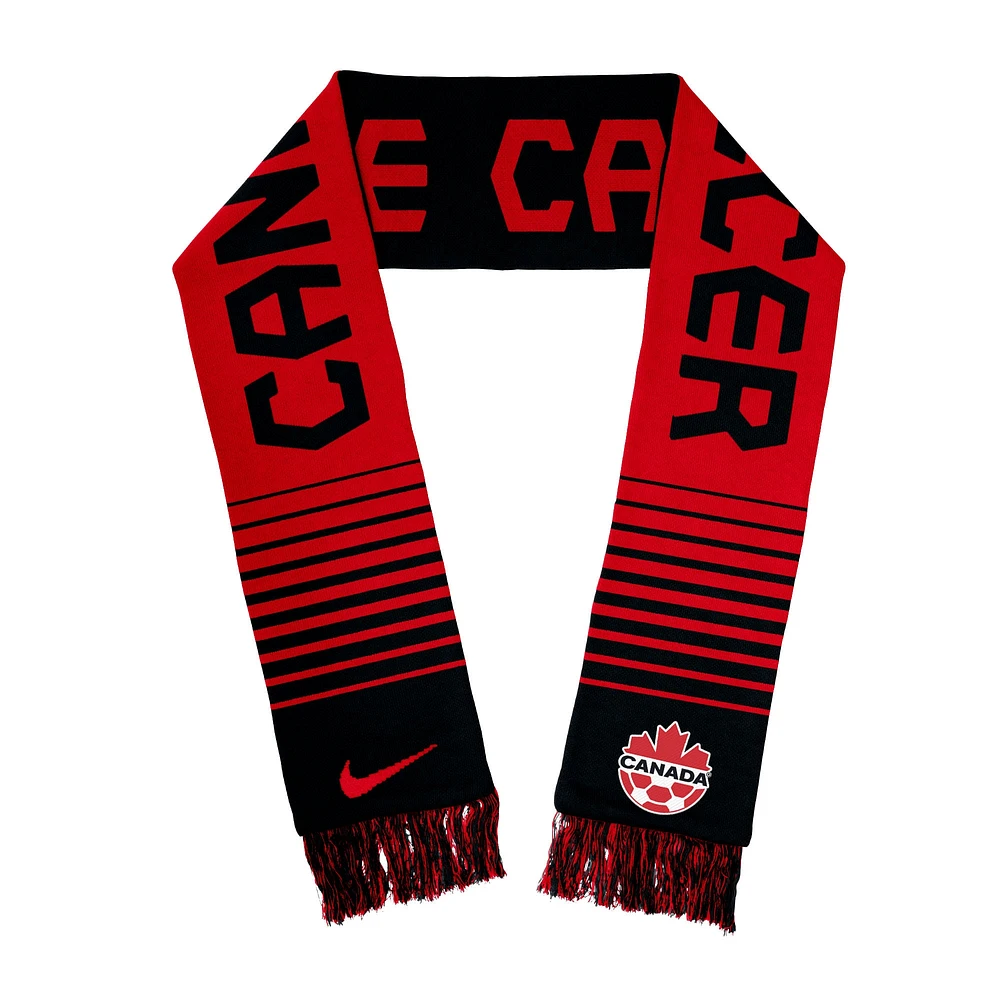 Nike Red/Black Canada Soccer We Can Scarf