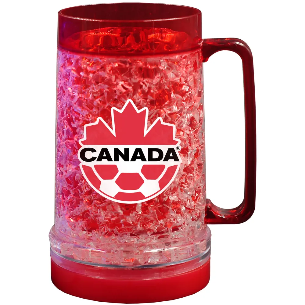 Le Sports Vault Red Canada Soccer 16 oz. Tasse de congélation