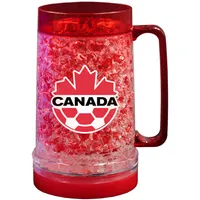 The Sports Vault Red Canada Soccer 16oz. Freezer Mug