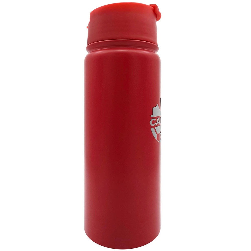 The Sports Vault Red Canada Soccer 18oz. Executive Water Bottle