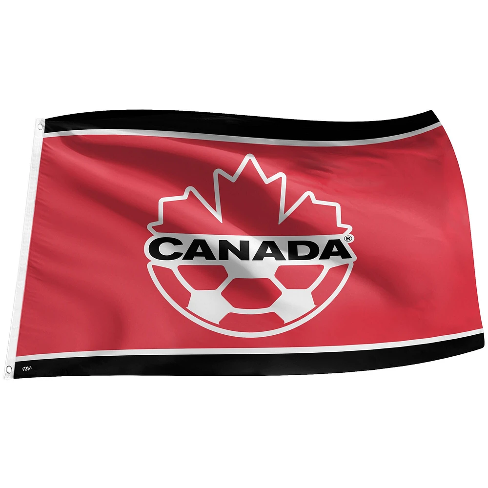 SVC CADNT ROUGE SVC 22 CANADA SOCCER 3X5 DRAPEAU FLA3X5C