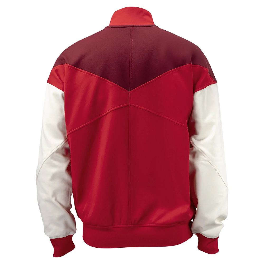 Veste unisexe Nike rouge Canada Soccer 2024 Anthem Performance entièrement zippée