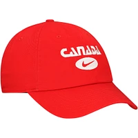 Unisex Nike Red Canada Soccer Club Adjustable Hat