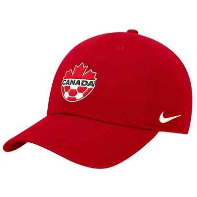 Unisex Nike Red Canada Soccer Club Adjustable Hat