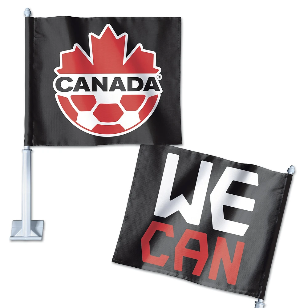 WinCraft Canada Soccer - We Can 11'' x 15'' Two-Sided Car Flag