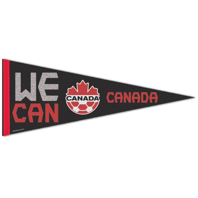 WinCraft Canada Soccer - Fanion Premium We Can 12'' x 30''