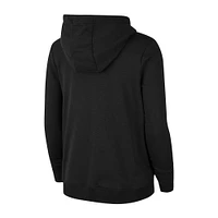 Chandail à capuchon glissière pleine longueur Nike Canada Soccer Varsity pour femme, noir