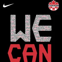 Women's Nike Black Canada Soccer - We Can Qualification Celebration Performance T-Shirt