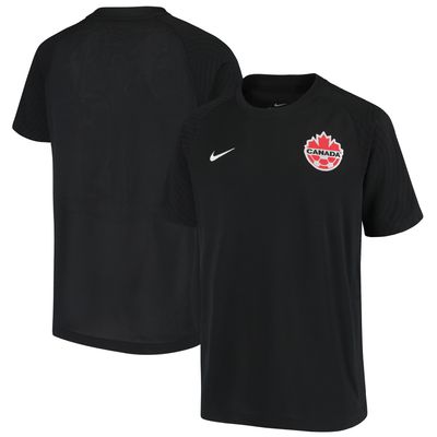 Youth Nike Black Canada Soccer 2021/22 Third - Replica Blank Jersey