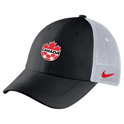 Casquette Nike Canada Soccer Swoosh Flex pour jeune, noir