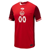 Maillot de joueur Pick-A-Player réplique domicile Canada Soccer 2024 Nike rouge pour jeune