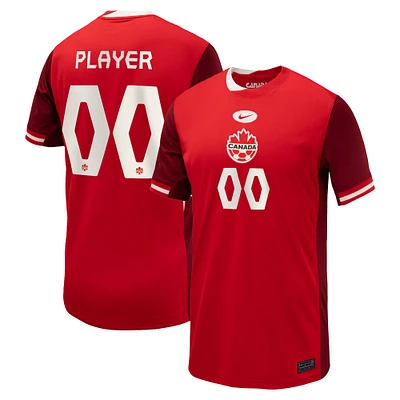 Maillot de joueur Pick-A-Player réplique domicile Canada Soccer 2024 Nike rouge pour jeune