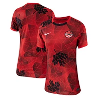 Maillot réplique domicile de l'équipe nationale féminine du Canada 2023 Nike rouge pour femme