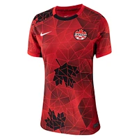 Maillot réplique domicile de l'équipe nationale féminine du Canada 2023 Nike rouge pour femme