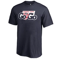 T-shirt avec logo principal Go-Go de la capitale Fanatics pour jeunes, bleu marine