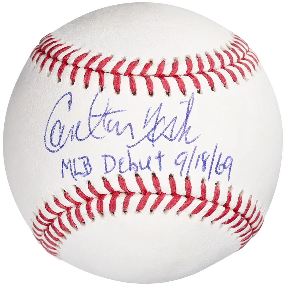 Lids Carlton Fisk Boston Red Sox Fanatics Authentic Autographed