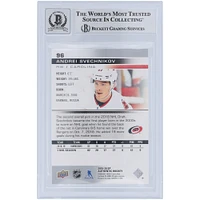 Andrei Svechnikov Carolina Hurricanes Autographed 2019-20 Upper Deck SP Authentic #96 Beckett Fanatics Witnessed Authenticated 10 Card