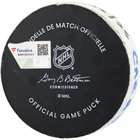 Andrei Svechnikov Carolina Hurricanes Game-Used Goal Puck vs. New York Rangers on January 28, 2025 - First of Two Goals Scored