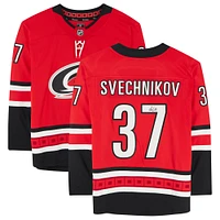 Andrei Svechnikov Red Carolina Hurricanes Autographed Fanatics Breakaway Jersey